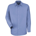 Red Kap - Men's Lt Blue Long-Sleeve Specialized No Pocket Shirt. SP16LB