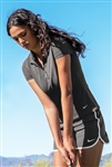 Nike - Ladies Dri-FIT Solid Icon Pique Modern Fit Polo. 746100