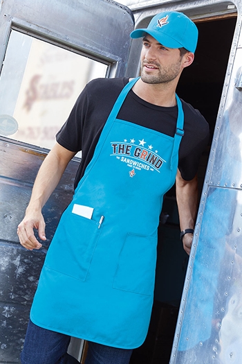 Port Authority - Full-Length Two-Pocket Bib Apron. A600