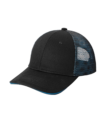 Port Authority - Double Mesh Snapback Sandwich Bill Cap. C818
