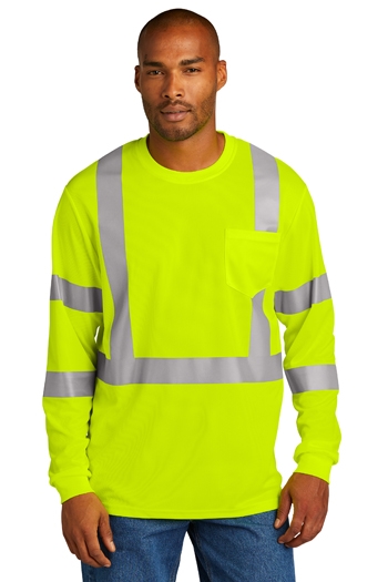 CornerStone - ANSI 107 Class 3 Mesh Long Sleeve Tee. CS203