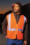 CornerStone - ANSI 107 Class 2 Economy Mesh Zippered Vest. CSV101