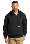 Carhartt - Rain Defender Â® Paxton Heavyweight Hooded Zip Mock Sweatshirt. CT100617