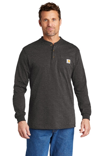 Carhartt - Long Sleeve Henley T-Shirt. CTK128