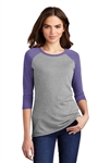 District - Ladies Perfect Tri 3/4-Sleeve Raglan DM136L