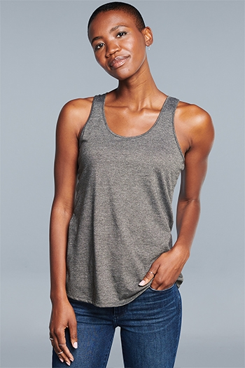 District - Womenâ€™s V.I.T. â„¢Gathered Back Tank. DT6302