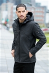 Port Authority - Textured Hooded Soft Shell Jacket. J706