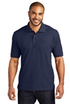 â€‹Port Authority - Silk Touch Polo with Pocket. K500P