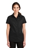 Port Authority - Ladies Short-sleeve SuperProâ„¢ Twill Shirt. L664