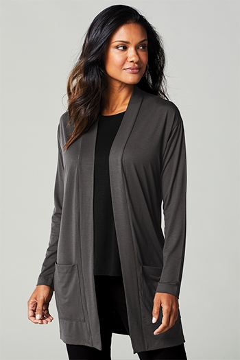 Port Authority - Ladies Concept Long Pocket Cardigan. LK5434