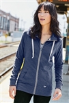 New EraÂ® Ladies Sueded Cotton Full-Zip Hoodie. LNEA122