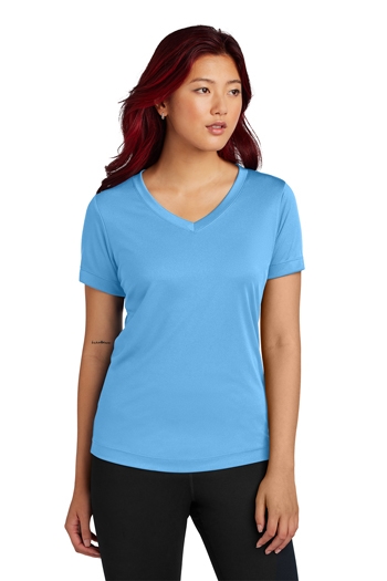 Sport-TekÂ® Ladies PosiChargeÂ® Competitorâ„¢ V-Neck Tee. LST353