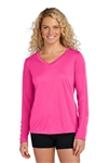 Sport-TekÂ® Ladies Long Sleeve PosiChargeÂ® Competitorâ„¢ V-Neck Tee. LST353LS