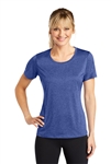 Sport-Tek - Ladies Heather Contenderâ„¢ Scoop Neck Tee. LST360