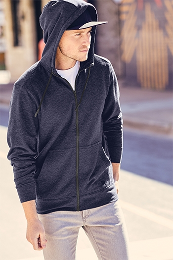 New EraÂ® Tri-Blend Fleece Full-Zip Hoodie. SAN-NEA511