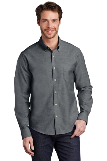 Port Authority - Untucked Fit SuperPro â„¢ Oxford Shirt. S651