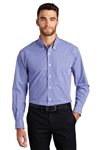 Port Authority - Long Sleeve Gingham Easy Care Shirt. S654