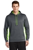 Sport-Tek - Sport-WickÂ® Fleece Colorblock Hooded Pullover. ST235