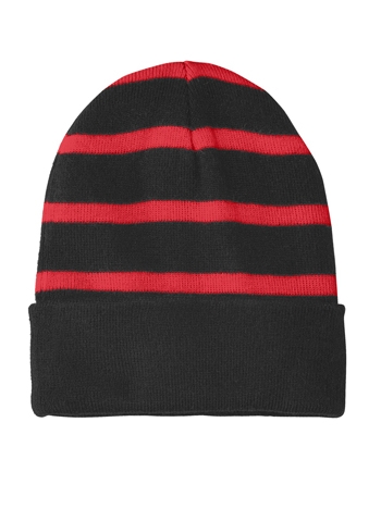 Sport-Tek - Striped Beanie with Solid Band. STC31