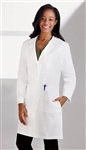 White Swan META - Women's 38" Knot Button iPad Lab Coat. 763