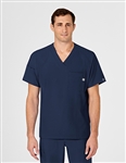 WonderWink - W123 Men's V-neck Scrub Top. 6355