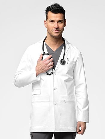 WonderWink - Slate Men's 34 Inch Doctors Coat. 7172