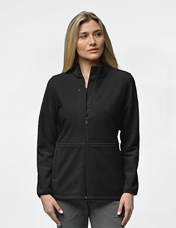 WonderWink - Slate Women's Micro Fleece Zip Jacket. 8109