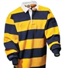 Barbarian Casual Gold / Navy 4" Stripe