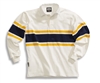 Barbarian Casual White / Gold / Navy Acadia Stripe