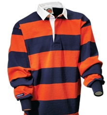 Barbarian Classic Navy / Orange 4" Stripe