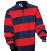 Barbarian Classic Navy / Dark Red 4" Stripe