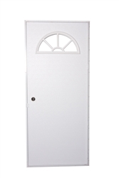 34" x 76" RH Elixir 200 Series Exterior Out Swing Fan Light Door