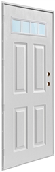 36" x 80" LH Kinro Series 5500 Out-Swing Door 4 Lite