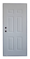 34" x 80" RH Lifestyle Out-Swing Door 6 Panel