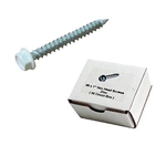 1/4" Hex Screws (white) 500 ct