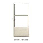 Aluminum Mobile Home White Standard Storm Door