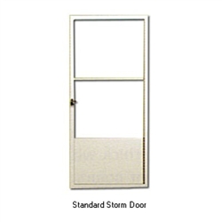 Aluminum Mobile Home White Standard Storm Door