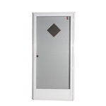 34" x 76" RH Elixir Series 6000 Housetype Combo Front Door W/Diamond Window