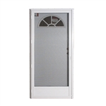 34" x 76" LH Elixir Series 6000 Housetype Combo Front Door W/Fan Light Window