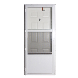 34" x 76" LH Elixir Series 9000 Housetype Combo Front Door 6 Panel