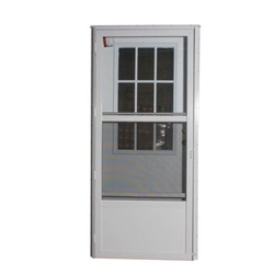 34" x 78" LH Elixir Series 6000 Housetype Combo Front Door W/Cottage Window