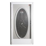 34" x 76" LH Elixir Series 7000 Housetype Combo Front Door with Oval Window