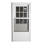 34" x 76" LH Elixir Series 7000 Housetype Combo Front Door W/Cottage Window