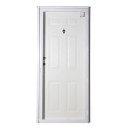 36" x 80" RH Elixir Series 9000 Housetype Combo Front Door 6 Panel