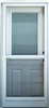 34" x 76" LH Lifestyle Housetype Combo Front Door W/Mini Blinds
