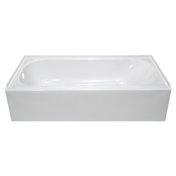 60 x 30 Mobile Home Bathtub White Left Drain