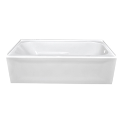 54 x 30 Mobile Home Bathtub White Right Drain