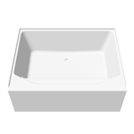 54" x 42" Garden Tub With Inside Step Fiberglass