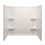 Mobile Home 54x42 3 Piece Fiberglass Surround In White