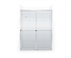 Shower Enclosure For 54"  Shower Pans
